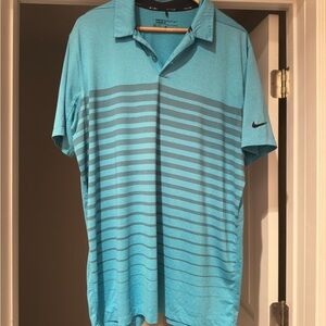 Nike Blue Performance Polo Shirt